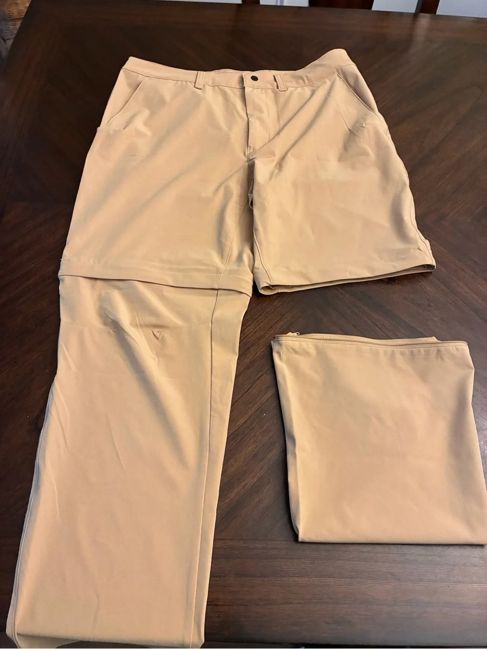 The North Face Paramount Convertible Pants for Men Khaki Stone 34 S New